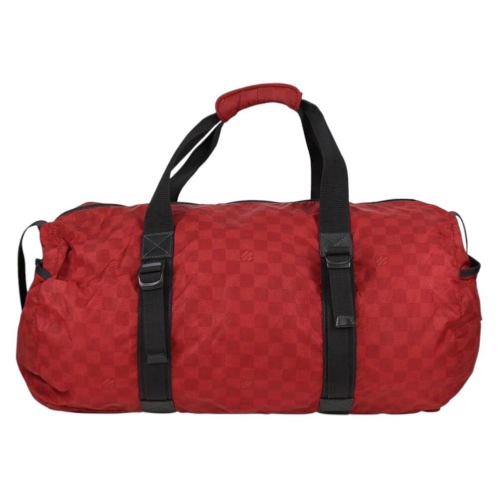 Louis Vuitton Damier Aventure Plat Ktical Boston Bag Red